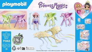 71363 PLAYMOBIL® Princess Magic Волшебная прогулка принцессы с жеребенком Пегасом цена и информация | Конструкторы и кубики | 220.lv