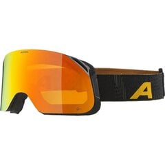 Slēpošanas brilles Alpina Blackcomb Q-Lite S2, melnas/oranžas cena un informācija | Slēpošanas brilles | 220.lv