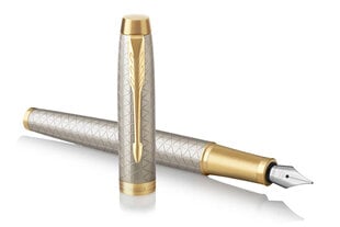 Tintes pildspalva Parker IM Premium Warm Grey GT - 1931684 cena un informācija | Rakstāmpiederumi | 220.lv