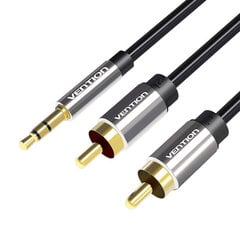 Vention BCFBH, 3.5 mm Male to 2x RCA Male, 2 m цена и информация | Кабели и провода | 220.lv