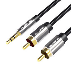 Vention BCFBH, 3.5 mm Male to 2x RCA Male, 2 m cena un informācija | Kabeļi un vadi | 220.lv