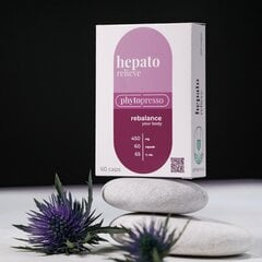 Uztura bagātinātājs aknu veselībai Hepato relieve Phytopresso, 60 kapsulas cena un informācija | Uztura bagātinātāji enerģijai | 220.lv