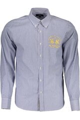 Vīriešu krekls La Martina, zils cena un informācija | Vīriešu krekli | 220.lv