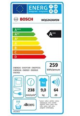 Bosch WQG242AMSN Serie 6 kaina ir informacija | Сушилки для белья | 220.lv