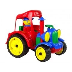 Liels traktors ar vadītāja figūriņu, sarkans cena un informācija | Rotaļlietas zēniem | 220.lv