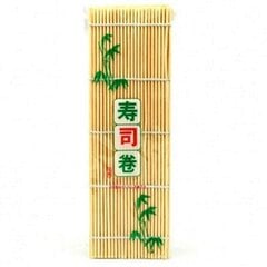 Bambusa suši paklājiņš (plāns) 24x24cm cena un informācija | Virtuves piederumi | 220.lv