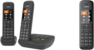 Gigaset C575A Duo, 2 беспроводных телефонов с автоответчиком, Black & C570HX - DECT Телефон беспроводным для маршрутизатора - Fritzbox, Speedport Copateble - Легко удобство, черное цена и информация | Стационарные телефоны | 220.lv