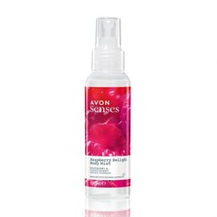 Ķermeņa sprejs ar ogu smaržu Avon Raspberry Delight, 100 ml цена и информация | Кремы, лосьоны для тела | 220.lv