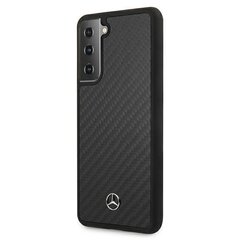 Original Case MERCEDES - Dynamic Line Hardcase Carbon MEHCS21MRCABK - Samsung S21 Plus Galaxy G996 Black цена и информация | Чехлы для телефонов | 220.lv