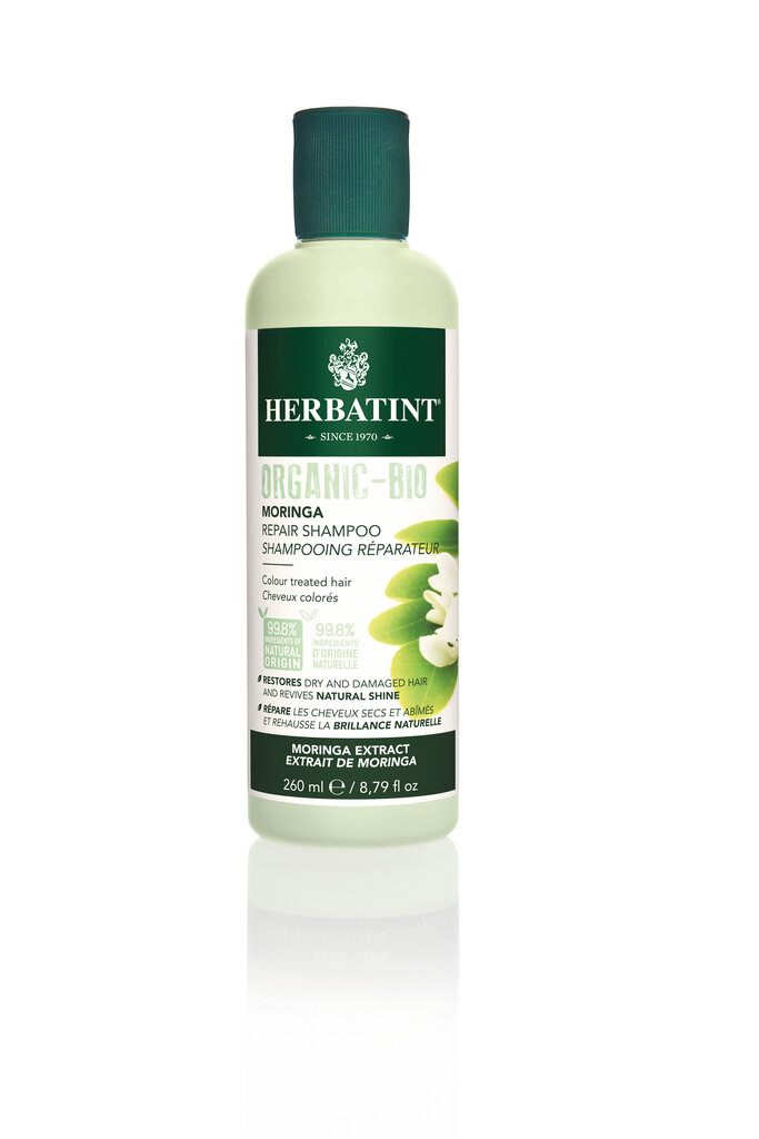 Atjaunojošs šampūns Herbatint Moringa Repair Shampoo, 260 ml cena un informācija | Šampūni | 220.lv