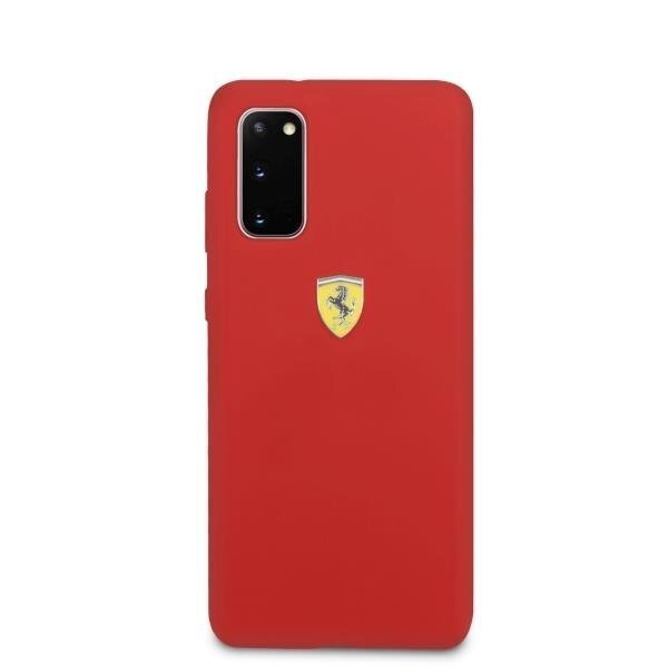 Telefona maciņš Ferrari FESSIHCS62RE S20 G980 cena un informācija | Telefonu vāciņi, maciņi | 220.lv