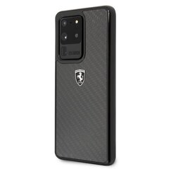 Ferrari Hardcase FEHCAHCS69BK S20 Ultra G988 black|czarny Carbon Heritage цена и информация | Чехлы для телефонов | 220.lv