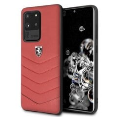 Telefona maciņš Ferrari FEHQUHCS69RE S20 Ultra G988 cena un informācija | Telefonu vāciņi, maciņi | 220.lv