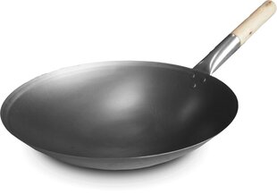 Tērauda wok ar apaļu dibenu 40 cm, 16 collas, Emro Aziatica cena un informācija | Pannas | 220.lv