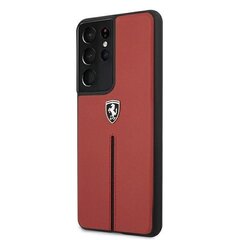 Telefona maciņš Ferrari FEOSIHCS21LRE S21 Ultra G998 cena un informācija | Telefonu vāciņi, maciņi | 220.lv