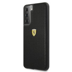 Telefona maciņš Ferrari FESPEHCS21SBK S21 G991 cena un informācija | Telefonu vāciņi, maciņi | 220.lv