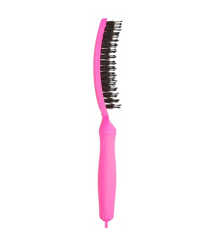 Matu suka Olivia Garden Fingerbrush Combo Medium Pink, 1 gab. цена и информация | Matu sukas, ķemmes, šķēres | 220.lv