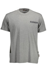 T-krekls vīriešiem Napapijri NP0A4G6E SQUINTINO SS, pelēks cena un informācija | Vīriešu T-krekli | 220.lv