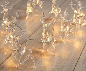 Ziemassvētku eglīšu vītne DecoKing, 10 LED, 1,65 m цена и информация | Гирлянды | 220.lv