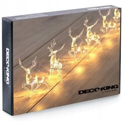 Ziemassvētku eglīšu vītne DecoKing, 10 LED, 1,65 m цена и информация | Гирлянды | 220.lv