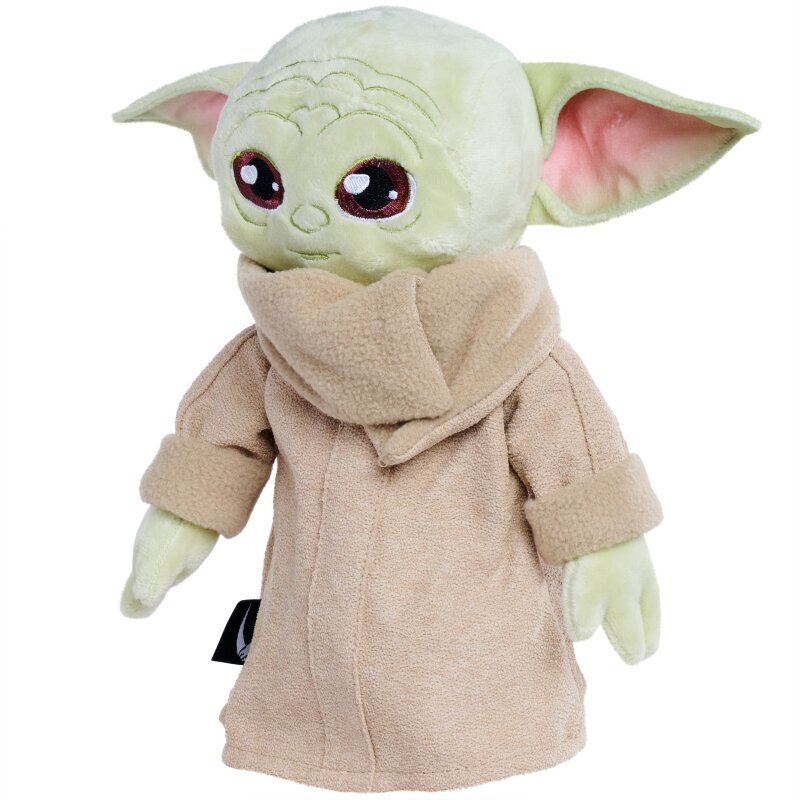 Plīša rotaļlieta Zvaigžņu kari Yoda, zaļš, 28 cm cena un informācija | Mīkstās (plīša) rotaļlietas | 220.lv