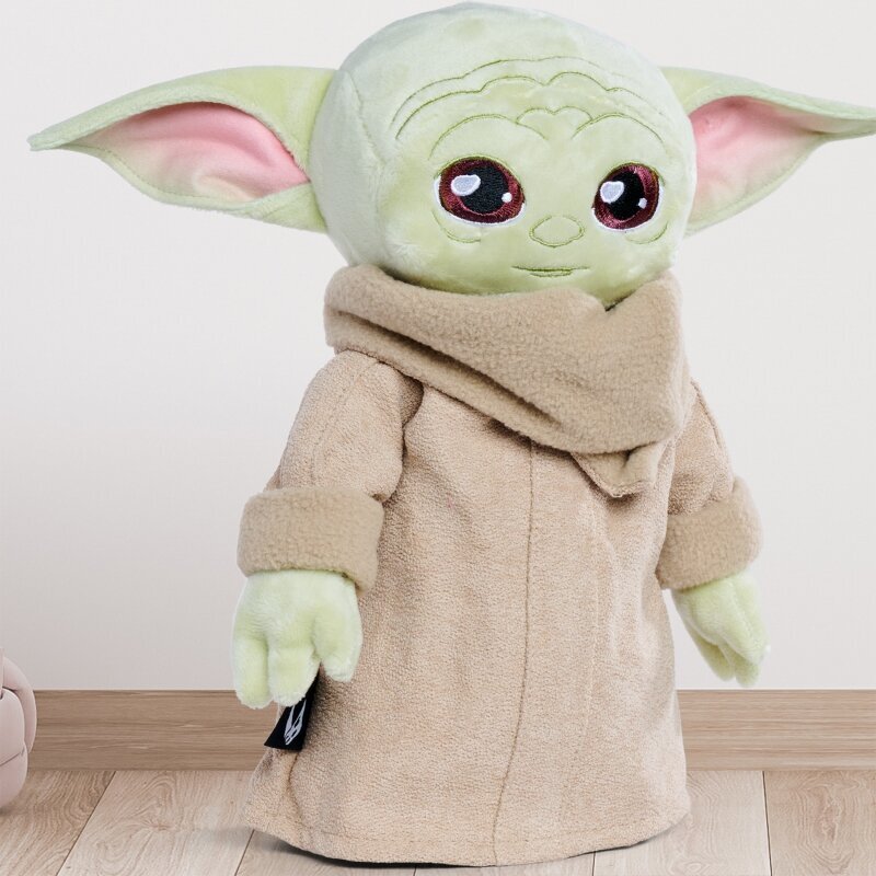 Plīša rotaļlieta Zvaigžņu kari Yoda, zaļš, 28 cm cena un informācija | Mīkstās (plīša) rotaļlietas | 220.lv