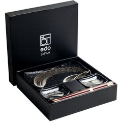Suši komplekts Ansen melns, 6 gab Edo Japan cena un informācija | Trauki, šķīvji, pusdienu servīzes | 220.lv