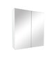 Piekarināms skapis ar spoguli vannas istabai BL-555, balts cena un informācija | Vannas istabas skapīši | 220.lv