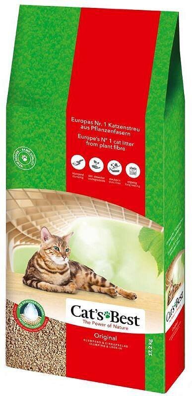 Pakaiši kaķiem JRS Cat's Best Original Eko Plus, 30 l цена и информация | Smiltis un pakaiši | 220.lv