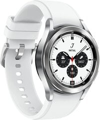 Samsung Galaxy Watch 4 Classic (BT,46mm) Silver цена и информация | Смарт-часы (smartwatch) | 220.lv
