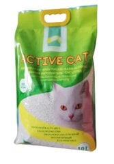 Bentonīta pakaiši kaķiem Active Cat, citrona smarža, 10l cena un informācija | Kaķu smiltis, pakaiši | 220.lv