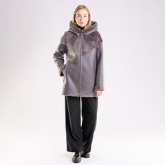 Женская шуба Madaman, коричневая цена и информация | Женские пальто | 220.lv