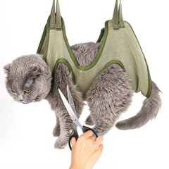 Гамак для стрижки кошек Smurf цена и информация | Средства по уходу за животными | 220.lv