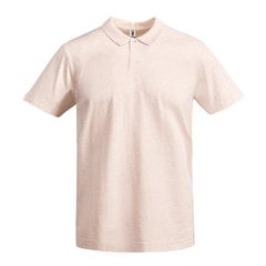 Рубашка поло женская с коротким рукавом из однотонного трикотажа TYLER, бежевая цена и информация | Женские футболки | 220.lv