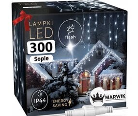 Virtenes Lāstekas, 300 LED, 15,92 m cena un informācija | Ziemassvētku lampiņas, LED virtenes | 220.lv