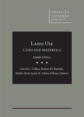 Cases and Materials on Land Use 8th Revised edition cena un informācija | Ekonomikas grāmatas | 220.lv