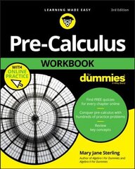 Pre-Calculus Workbook For Dummies 3rd edition цена и информация | Книги по экономике | 220.lv