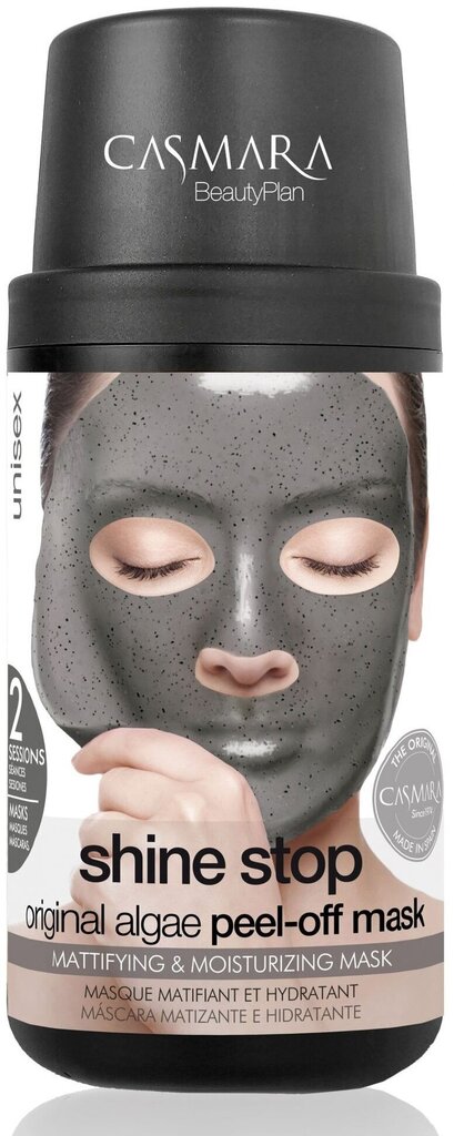 Algināta attīroša sejas maska ​​Casmara ShineStop Algea Pell-Off Mask, 2 reizes цена и информация | Sejas maskas, acu maskas | 220.lv