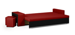 Prece ar bojājumu. Dīvāns Bellezza Dakota, melns/sarkans cena un informācija | Preces ar bojājumiem | 220.lv
