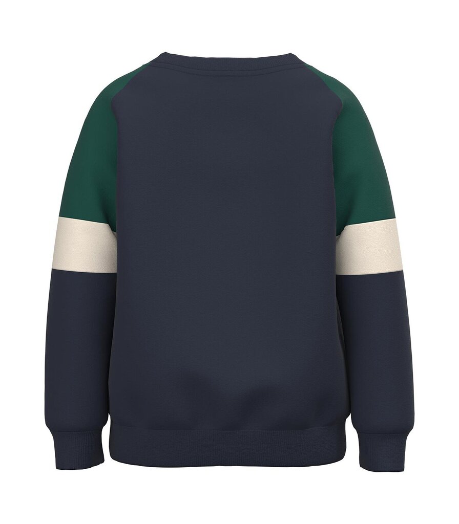 Name It džemperis zēniem 13220045*02, tumši zils/zaļš цена и информация | Zēnu jakas, džemperi, žaketes, vestes | 220.lv