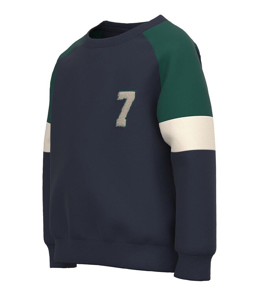Name It džemperis zēniem 13220045*02, tumši zils/zaļš цена и информация | Zēnu jakas, džemperi, žaketes, vestes | 220.lv