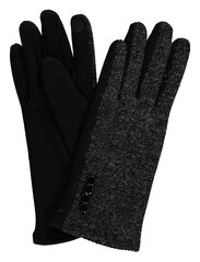 Женские перчатки Zabaione SIMONA SÕRM*01, черные/тёмно-серые, 4067218093831 цена и информация | Женские перчатки | 220.lv