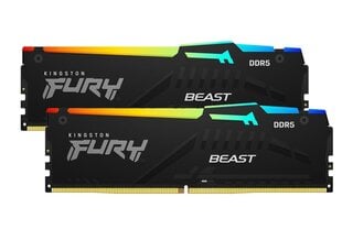Kingston Fury Beast RGB KF560C36BBEAK2-16 цена и информация | Оперативная память (RAM) | 220.lv
