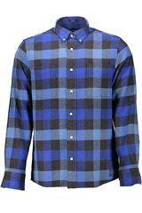 Мужская рубашка Gant, синяя цена и информация | Мужские рубашки | 220.lv