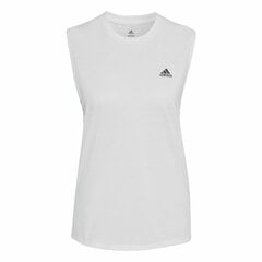 Sieviešu Īsroku T-krekls Adidas Muscle Run Icons Balts cena un informācija | T-krekli sievietēm | 220.lv