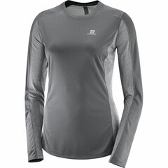 Рубашка с длинным рукавом женская Salomon Agile LS Темно-серый цена и информация | Женские футболки | 220.lv