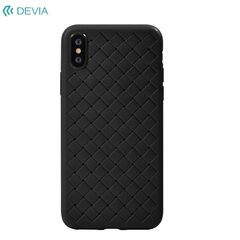 DEVIA Yison luxury прочный силиконовый чехол-крышка для Apple iPhone XR Черный цена и информация | Чехлы для телефонов | 220.lv