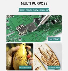 Выжигатель, набор из 70 предметов цена и информация | Сварочные аппараты, паяльники | 220.lv