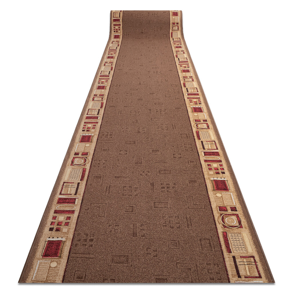 Neslīdošs paklājs JENA brūns 80cm cena un informācija | Paklāji | 220.lv