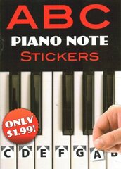 B C Piano Note Stickers cena un informācija | Mākslas grāmatas | 220.lv